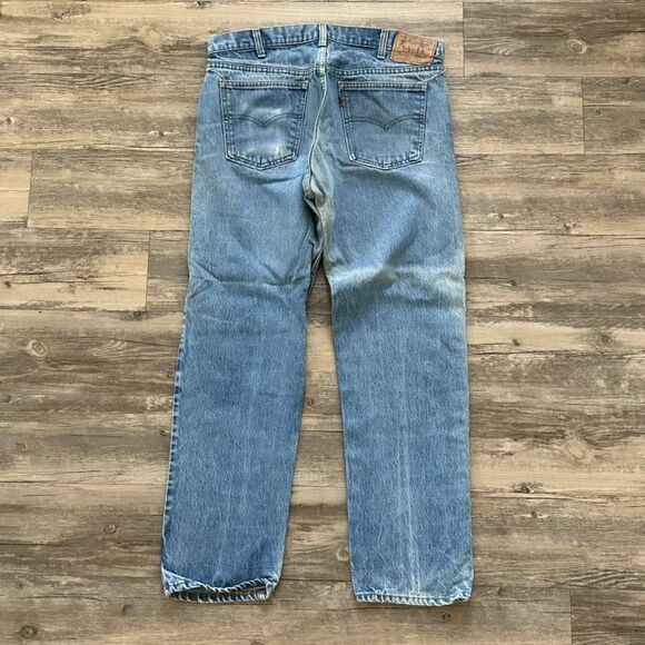 Vintage Levi's Orange Tab 505 Denim Jeans Size 35x30 - Picture 1 of 8